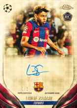 Load image into Gallery viewer, 2023-24 Topps UEFA Chrome Club Competitions CCC24 Soccer PERSONAL Hobby Box
