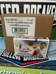 2023-24 TOPPS CHROME BASKETBALL 12 BREAKERS DELIGHT BOX, 30 SPOT, RANDOM TEAM CASE BREAK #UKRT4