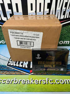 2023-24 Topps UEFA Club Competitions STADIUM CLUB SCBD24 Soccer BREAKERS DELIGHT (MEMBERS ONLY) 12 Box PYTP Case Break #PYTPBD52