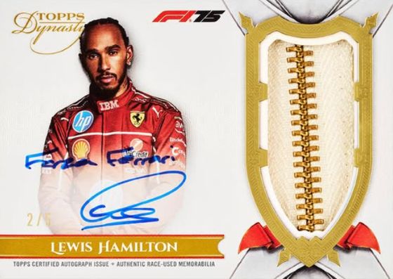 2025 TOPPS DYNASTY FORMULA 1 RACING 5 HOBBY BOX, 10 SPOT HIGH
