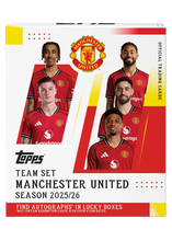 Load image into Gallery viewer, 2025-26 Topps Manchester United Team Sets Soccer 20 Box PYP Case Break #PYP1
