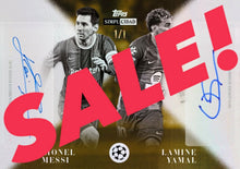 Load image into Gallery viewer, 2025-26 Topps SIMPLICIDAD UEFA Club Competitions Soccer 10 Hobby Box PYTP Break #PYTP6
