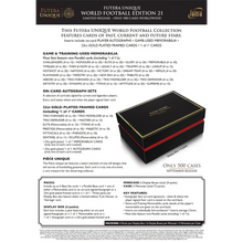 Load image into Gallery viewer, 2025 FUTERA WORLD FOOTBALL UNIQUE EDITION 21 - 6 BOX PICK YOUR TEAM PYT MINI CASE BREAK #PYT17
