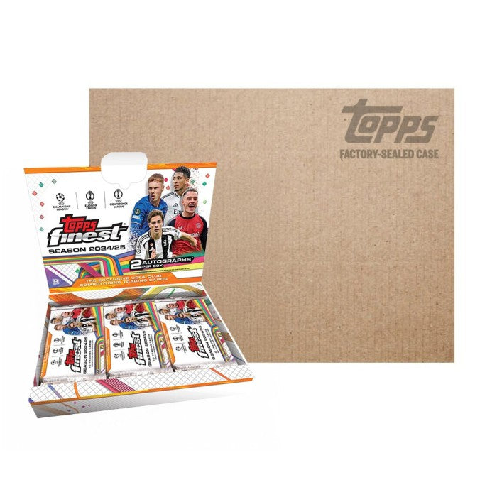 (RANDOM TEAM/ PLAYER BREAK!) 2024-25 Topps UEFA Club Competitions FINEST CCF25 Soccer 8 Hobby Box RANDOM TEAM/PLAYER Case Break #RTP86