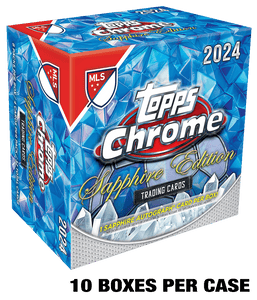 2024 TOPPS MLS CHROME SAPPHIRE SOCCER 10 BOX, PICK YOUR TEAM/PLAYER PYTP CASE BREAK #PYTP4